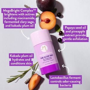NEW Megababe The Glow Deo - Skin Brightening Daily Deodorant